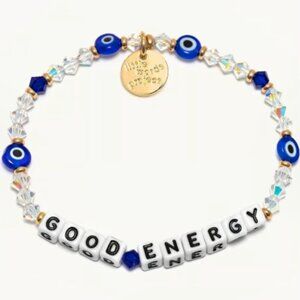 Little Words Project Bracelet "Good Energy" with Evil Eye design